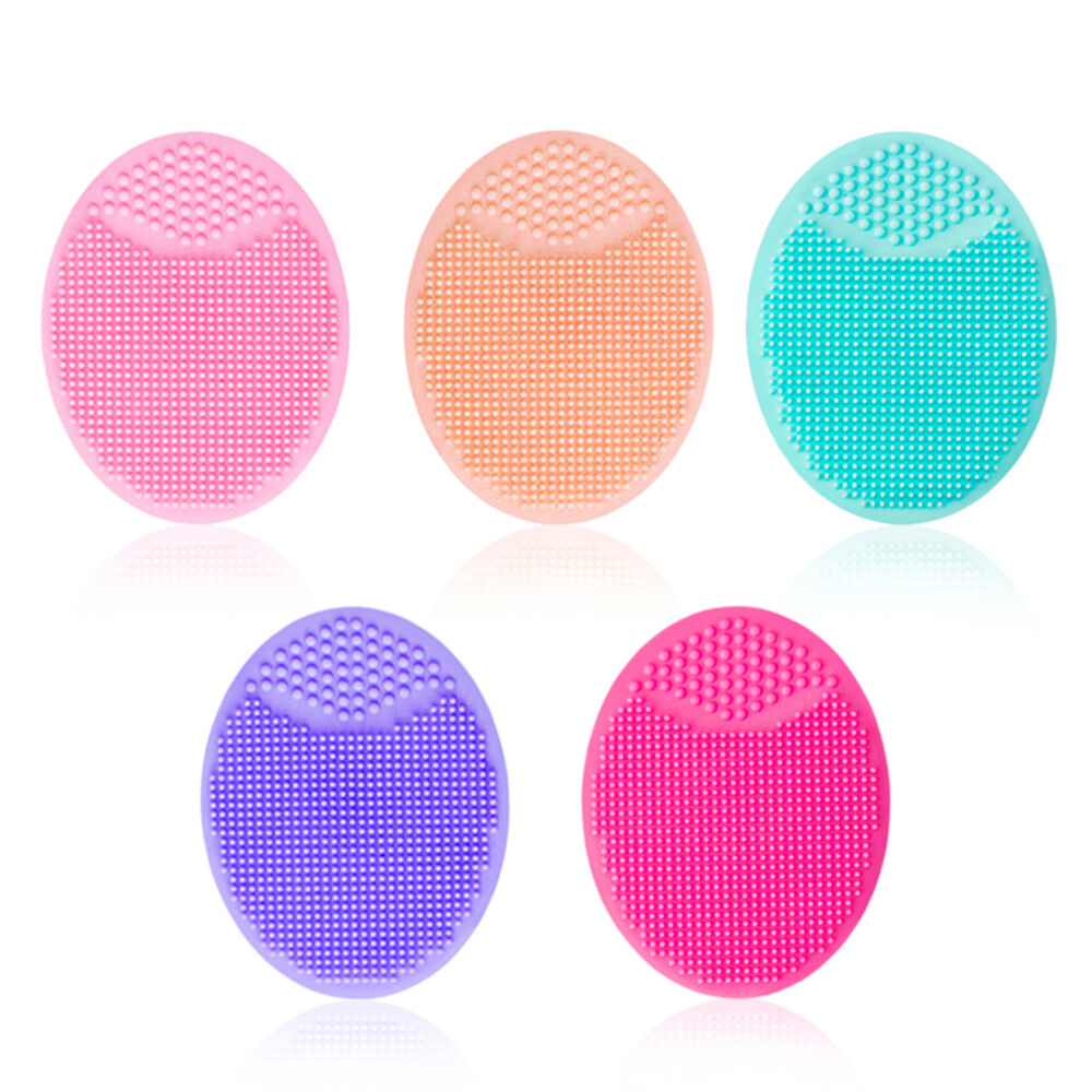 5Pcs Silicone Face Cleansing Brush Scrubber Mini Massage Facial Cleanser Tools