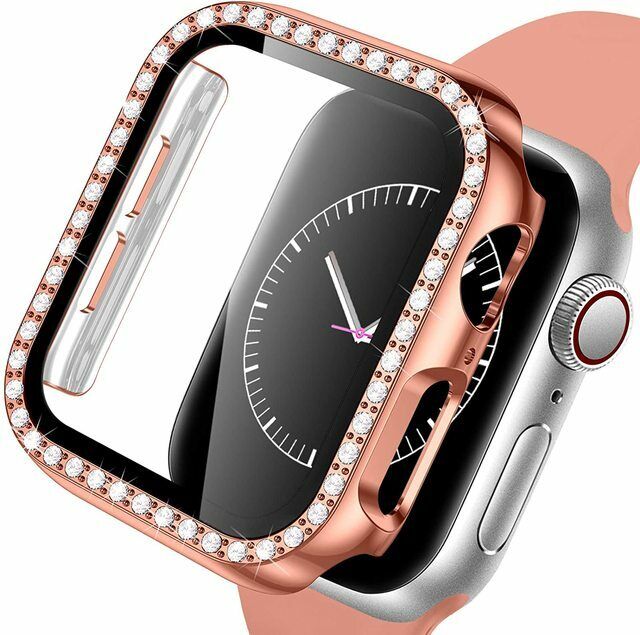 Full Glass Cover For Apple Watch Series Ultra 9 SE 8 7 6 5 4 Case 45 41 44 40mm