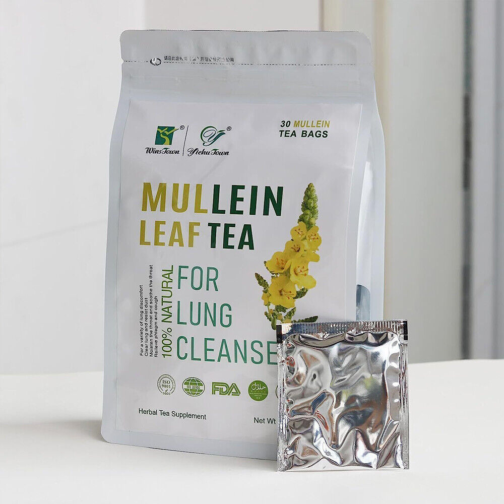 Mullein Leaf Tea Lung Clean Tea Bags 3g*30bags Healthy Drink Detox Smoker Tea