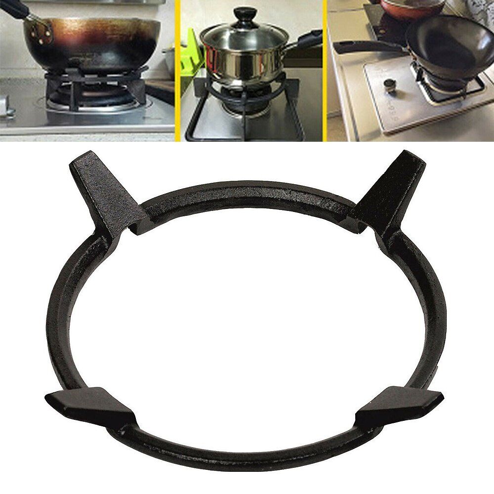 Wok Trivet Universal Gas Stove Cast Iron Stand Rack Support Ring Cooktop Range T