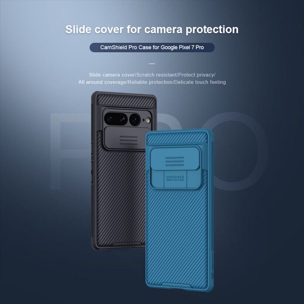 For Google Pixel 9 8 7 Pro 8A 6A Case Nillkin CamShield Back Camera Slide Cover