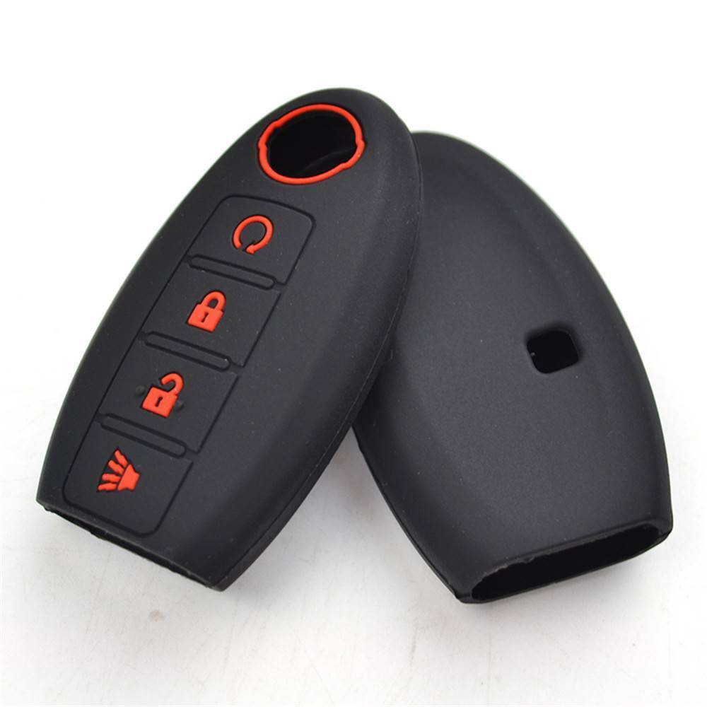 For Nissan Altima Murano 4 Button Remote Smart Key Fob Silicone Skin Case Cover