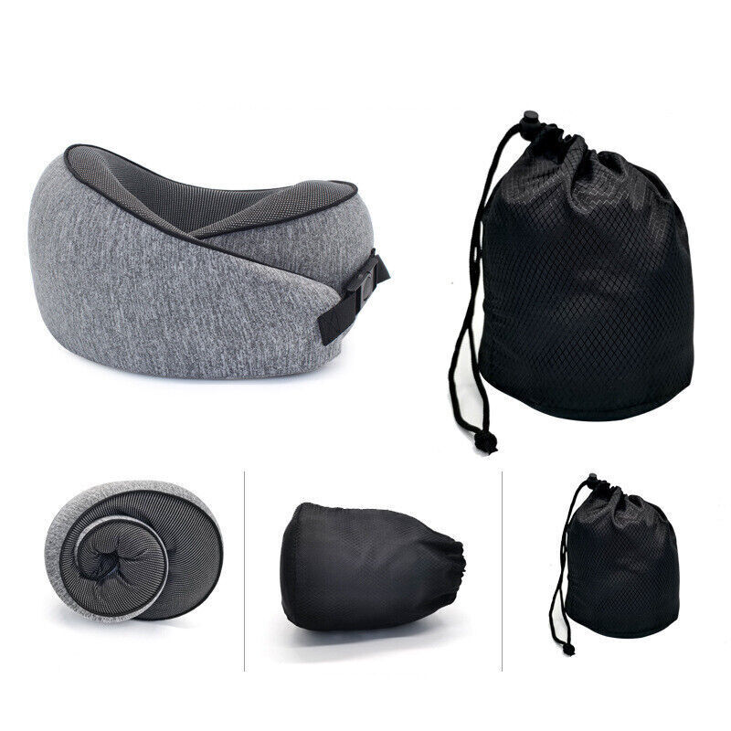 Memory Foam Neck Pillow Comfortable & Breathable Soft U Shaped Pillow for Travel