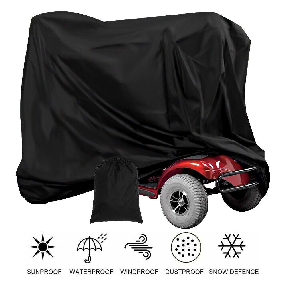 Mobility Scooter Storage Cover Heavy Duty Shelter UV Protector Waterproof