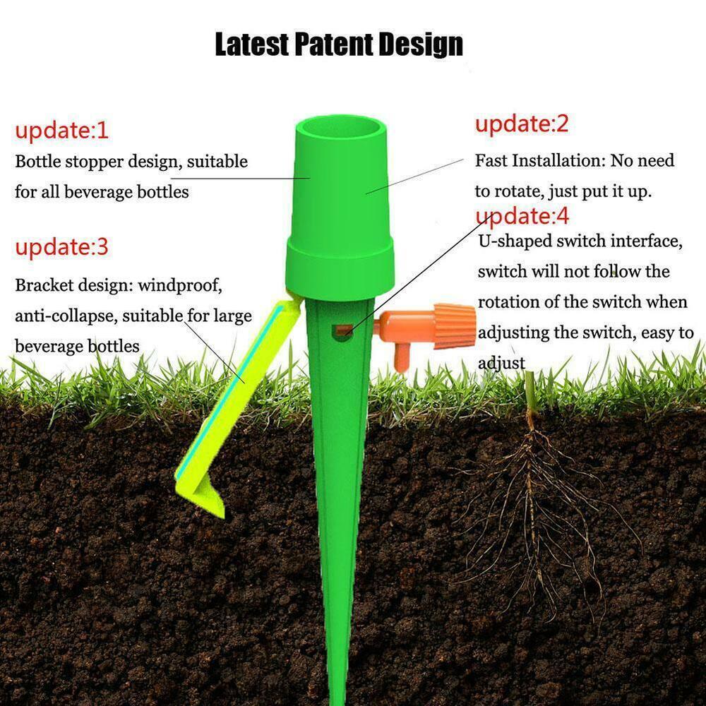 2Pcs Adjustable Plant Self Watering Spikes Automatic Drip Irrigation Device