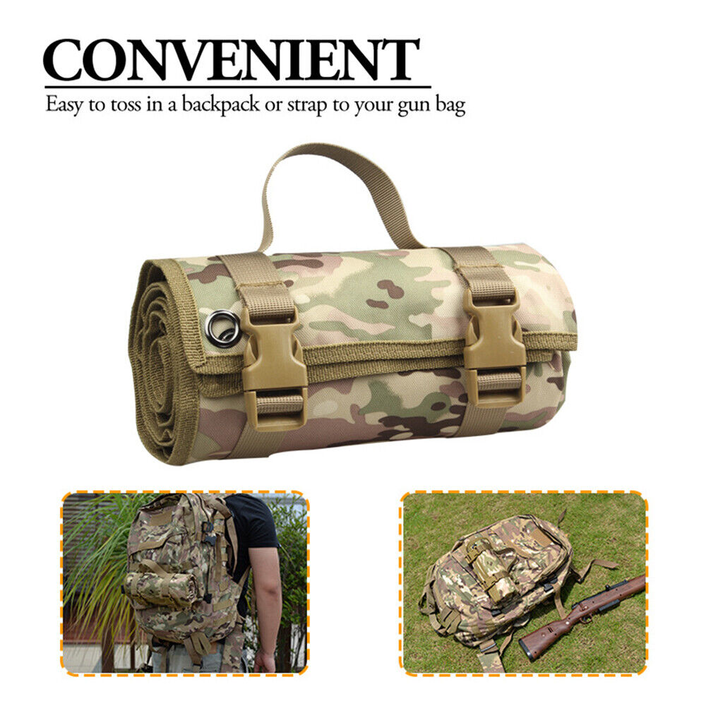 Portable Shooting Range Mat Tactical Hunting Rifle Gun Bag Non-padded Outdoor