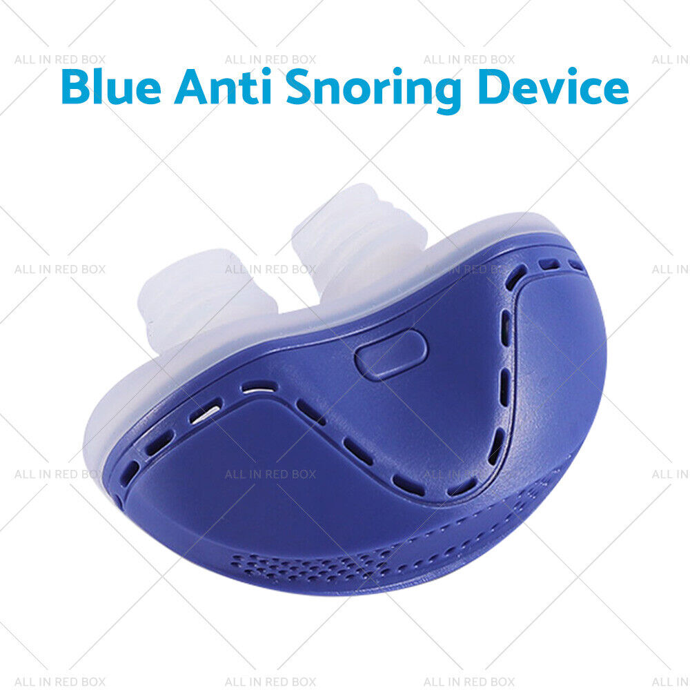 Micro Electric CPAP Noise Sleep Apnea Stop Snore Stopper Aid Anti Snoring Device