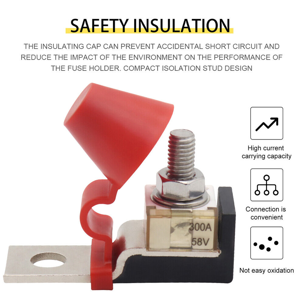 Fuse Block Kit 30A-300A Battery Terminal for RV Cruise Ship Crane (300A)