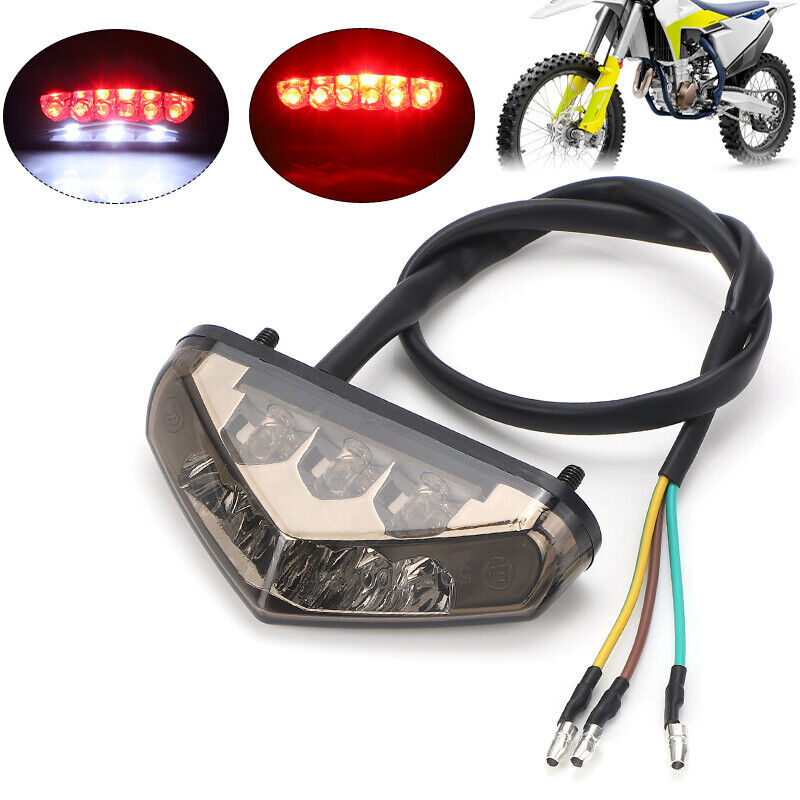 Motorcycle Mini Led Brake Tail Light License Plate Lamp 12V For Chopper Bobber