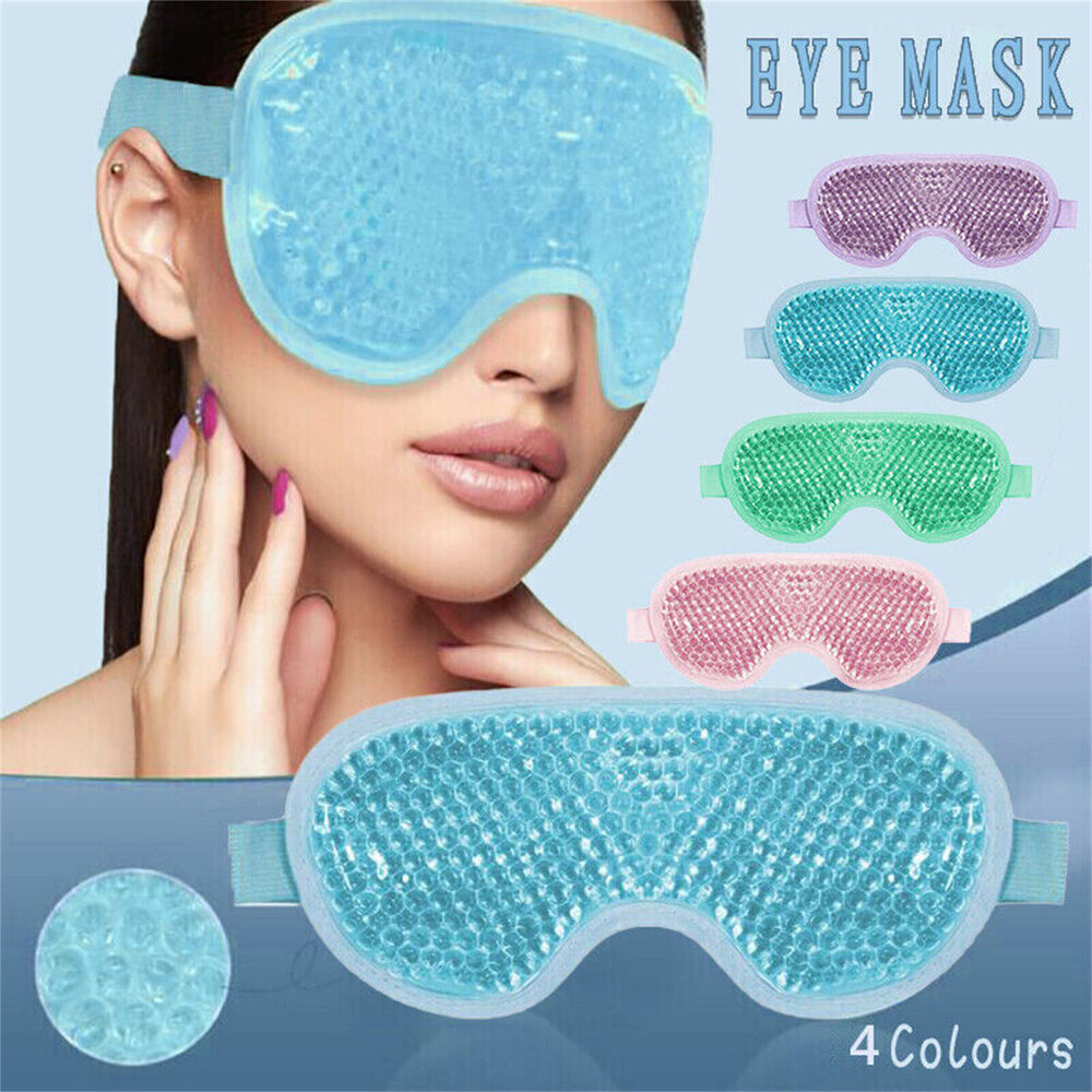 Reusable Eye Pad Patch Crystal Gel Beads Under Eye Mask Anti Wrinkle Dark Circle