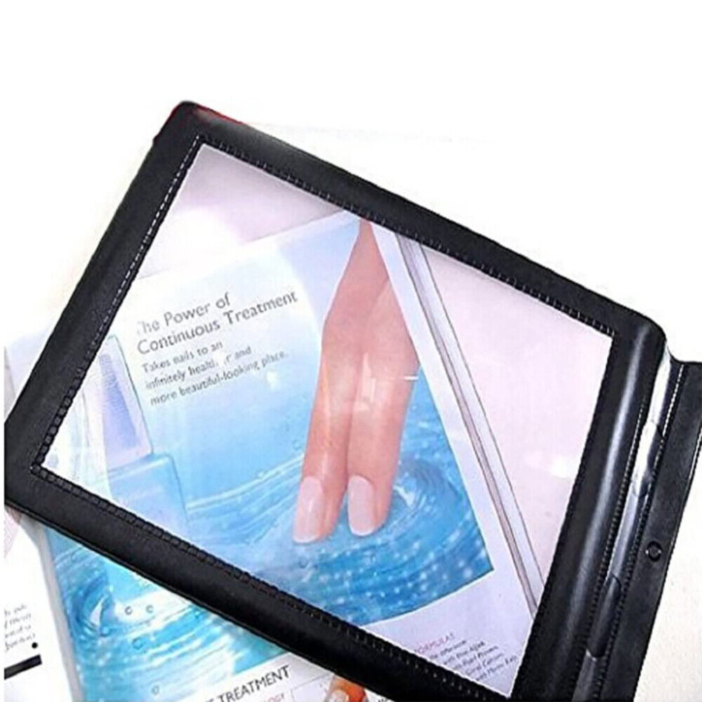 3PCS Full Page Magnifier A4 Sheet 3X Big Large Magnifying Reading Book Aid Lens