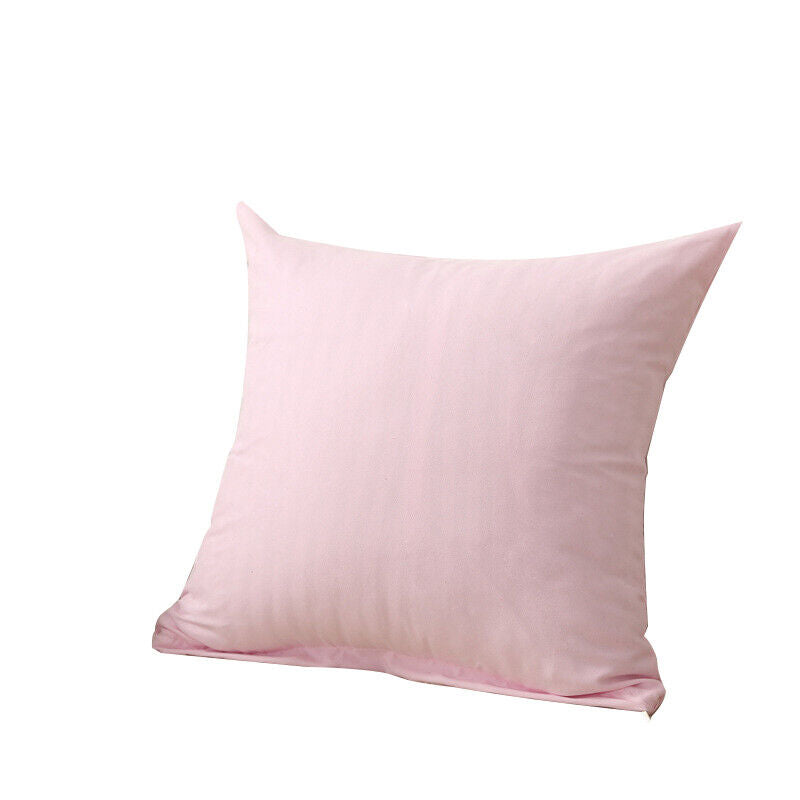 Multicoloured Plain Solid Colour Cushion Cover Covers Decorative Pillow Case