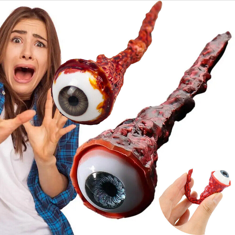 3xHalloween Party Decoration Fake Eye Eyeball Horror Scary Simulation Prop Trick