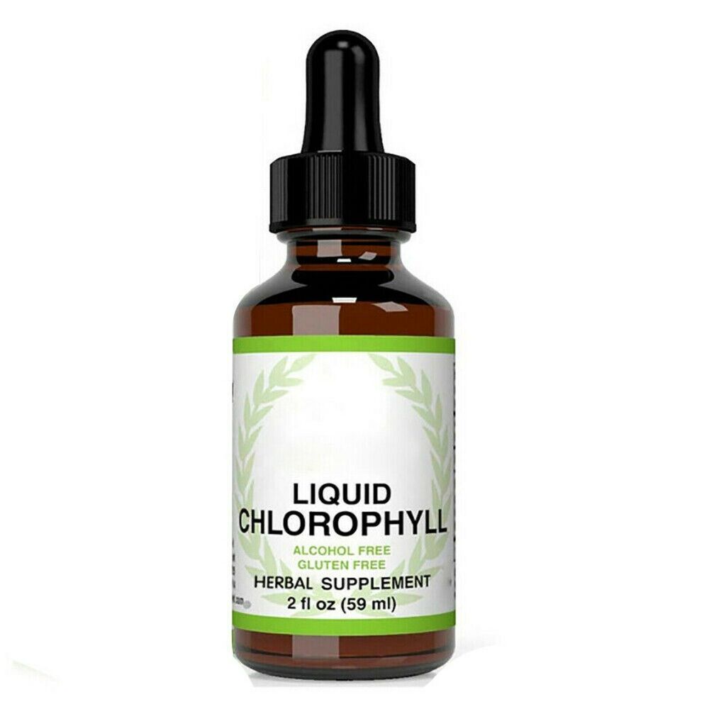 59ML Chlorophyll All-Natural Extract Liquid Drops Water Soluble Mint Flavour