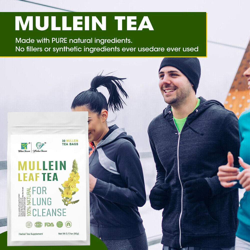 Mullein Leaf Tea Lung Clean Tea Bags 3g*30bags Healthy Drink Detox Smoker Tea