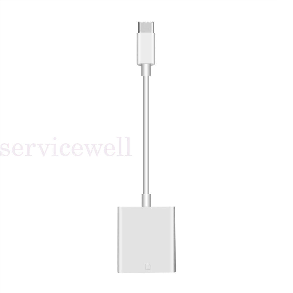 USB-C To SD Card Reader Adapter Type-C For Apple iPad Macbook Pro Air 13 Samsung