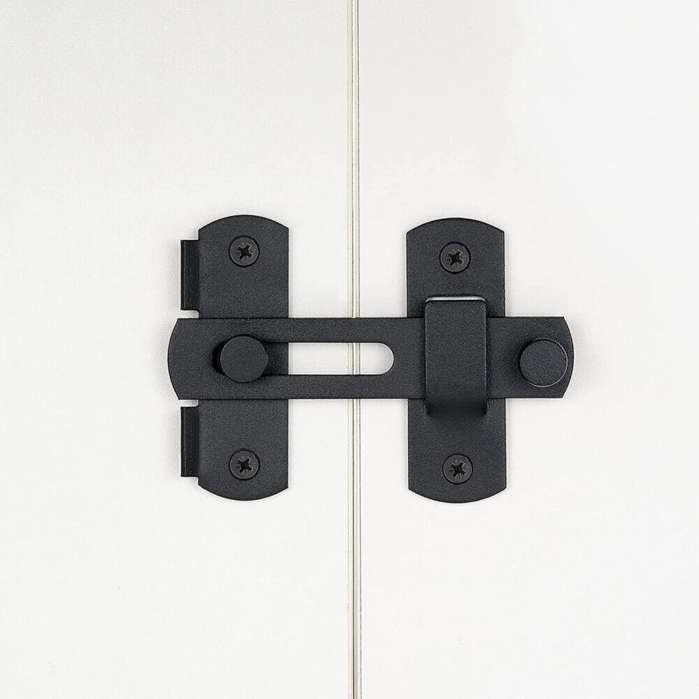 Matte Black Stainless Steel/Gate Latches/Flip Latch Safety Door Bolt Latch Lock.