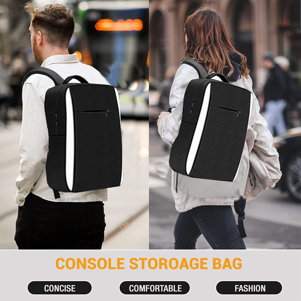 For PS5 Carry Bag Carrying Large Storage Case Console Travel Shoulder Backpack