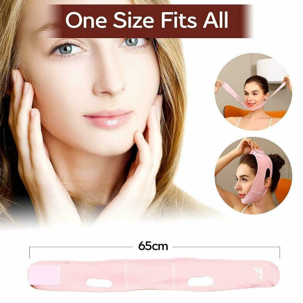 Reusable V Line Mask Facial Slimming Strap Double Chin Reducer Chin Lifting Belt