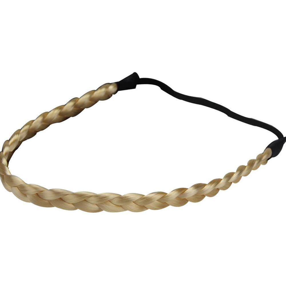 Hair Band Plaited Headband Synthetic Wig Braided Elastic Band Hair Extension