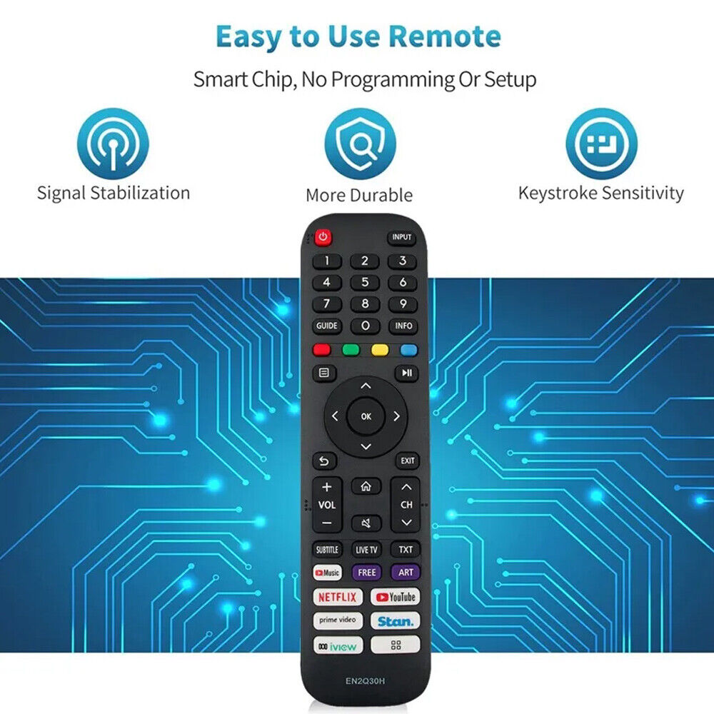 For Hisense VIDAA Replacement TV Remote 85A7G 70S5 43A7G 50A7G 55A7G 65A7G 75A7G