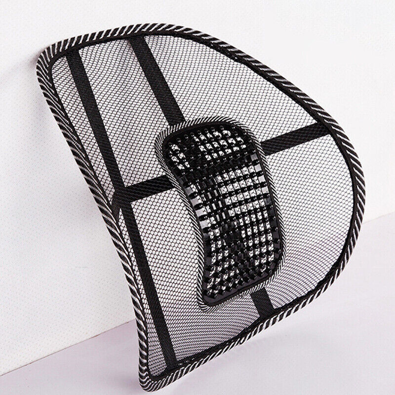 2x Mesh Lumbar Back Support for Office Home Car Seat Chair Truck Pillow Cushion