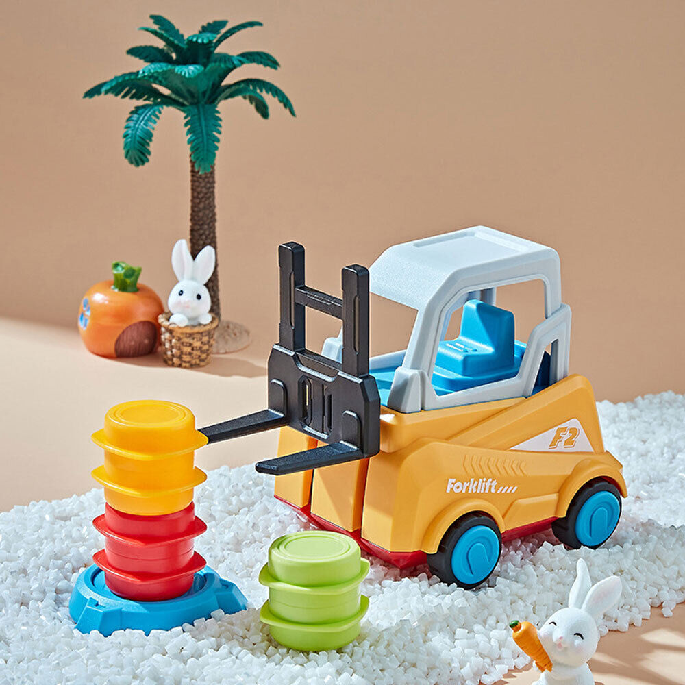 Forklift Transport Game, 2-Player Stack & Matching Skill Game