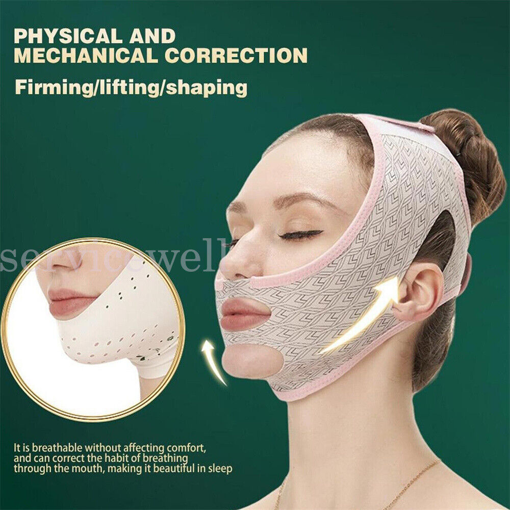 1 Sleep Mask Facial Slimming Strap Face Lifting Belt V Line Shaping Face Masks