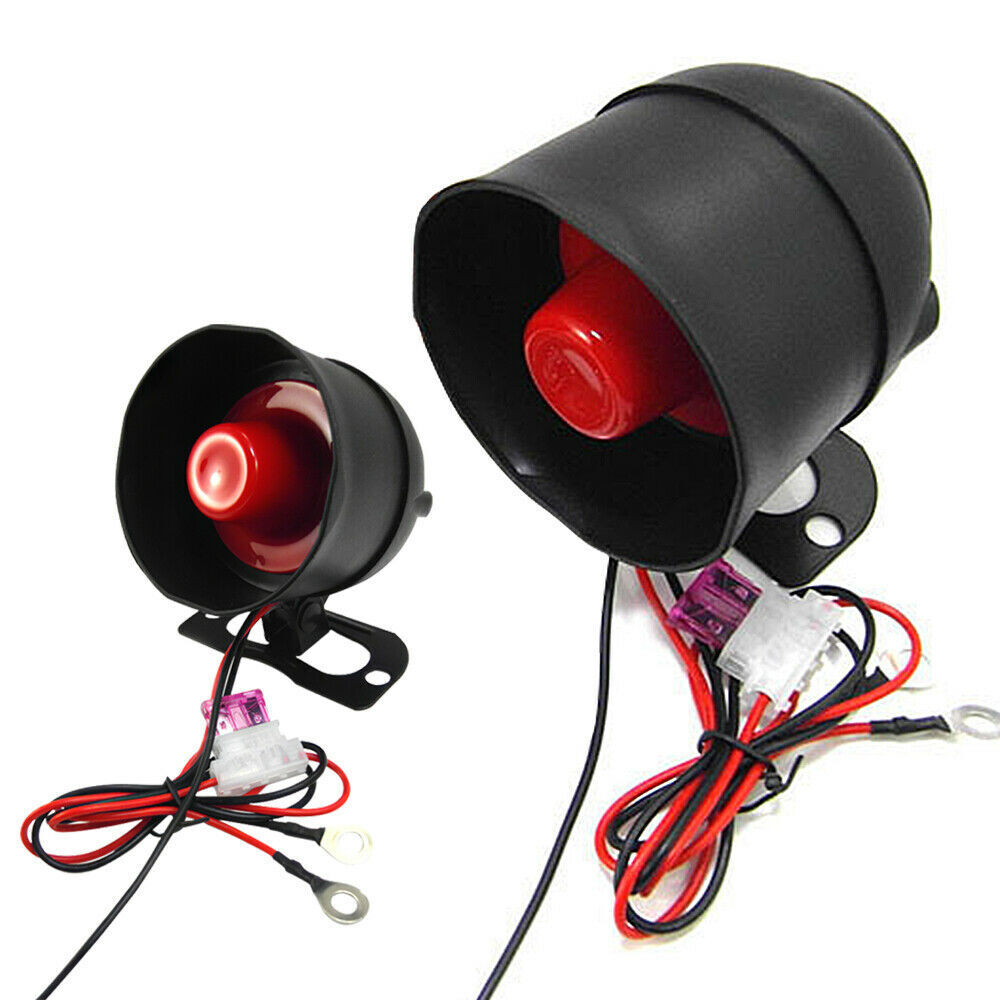 Universal Car Vehicle Alarm Security System Keyless Entry 2 Remote Control Siren