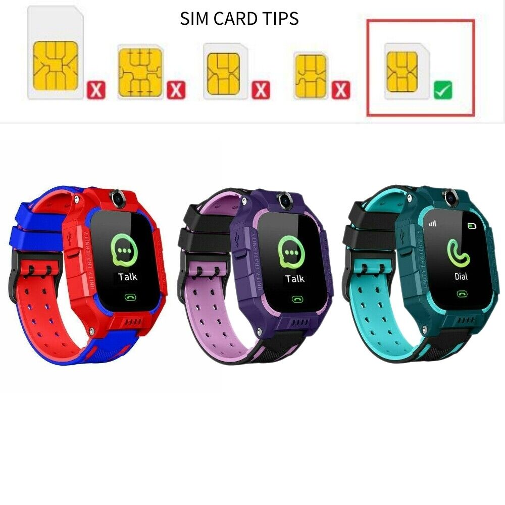 Kids Smart Watches SIM GSM SOS Call Phone Game Camera Tracker Smart Wristwatches