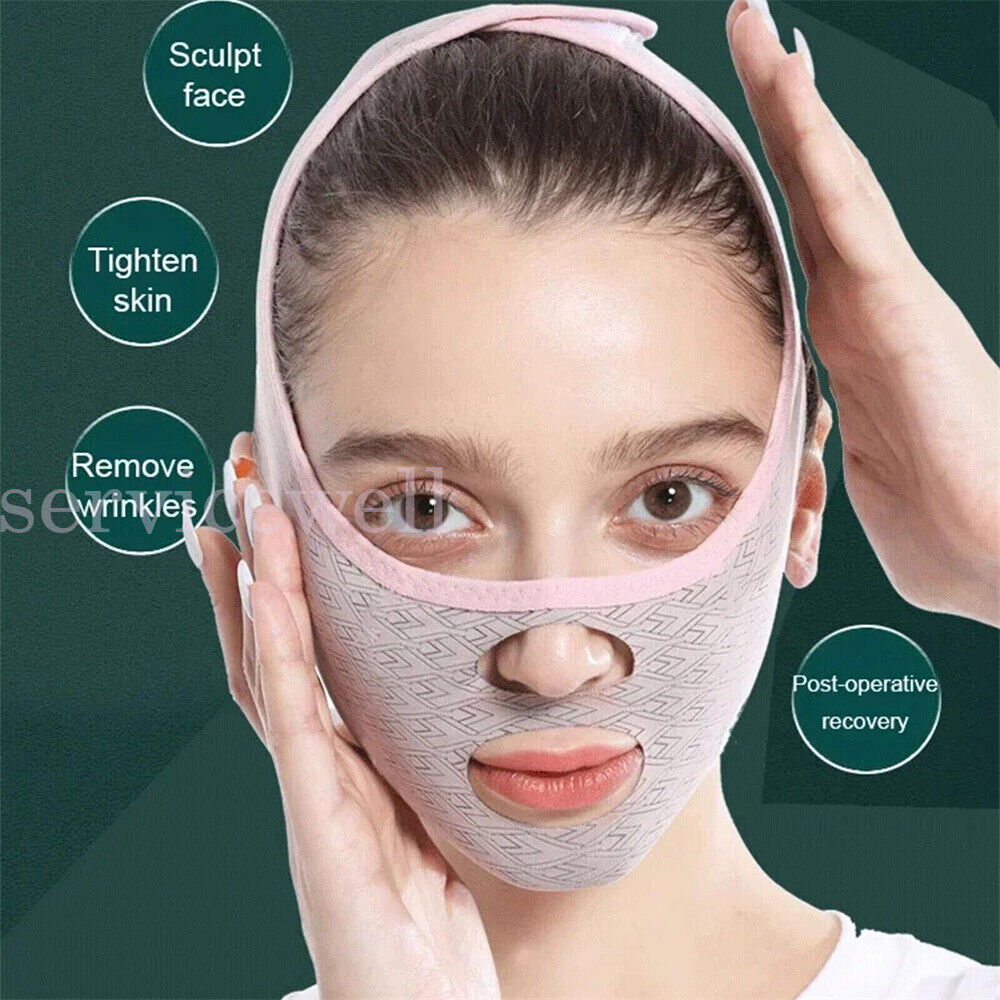 1 Sleep Mask Facial Slimming Strap Face Lifting Belt V Line Shaping Face Masks