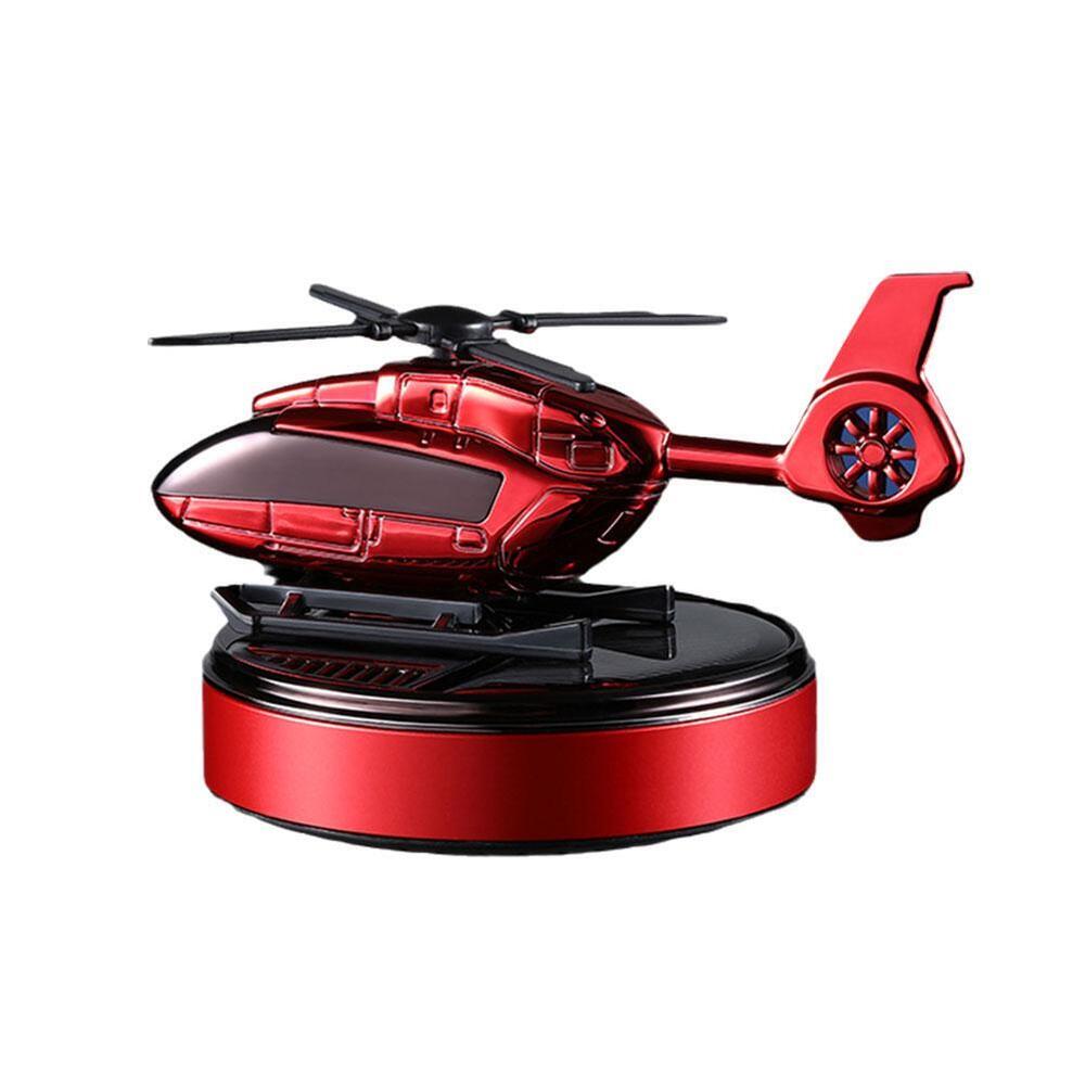 Solar Air Freshener Alloy Helicopter Air Freshener For Car And Home Fragrance