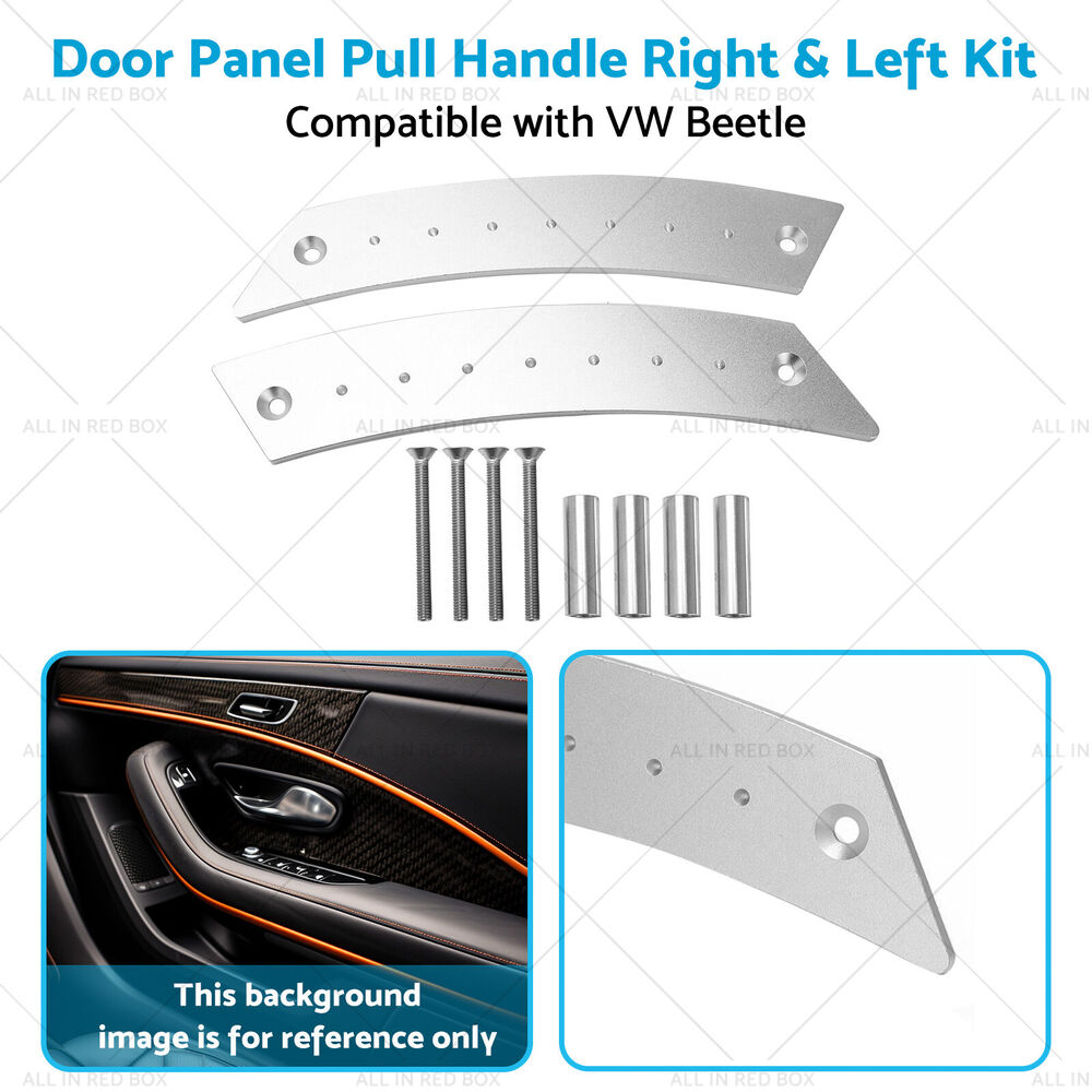 Right&Left Aluminum Door Panel Pull Handle Kit Suitable For VW Beetle 1998-2010