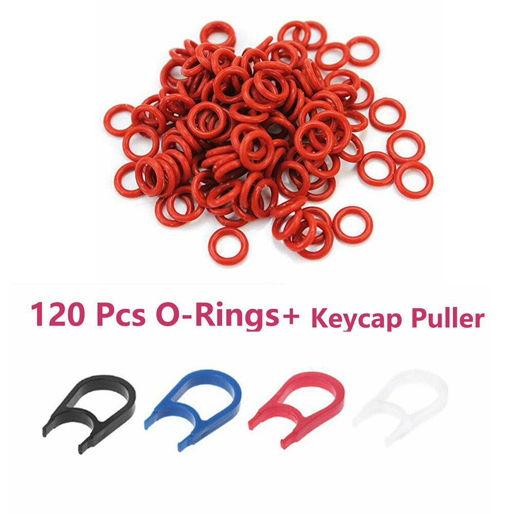 Keycap Rubber O-Ring Keyboard O Rings Switch Dampeners Cherry MX Key Stem 120 Pc