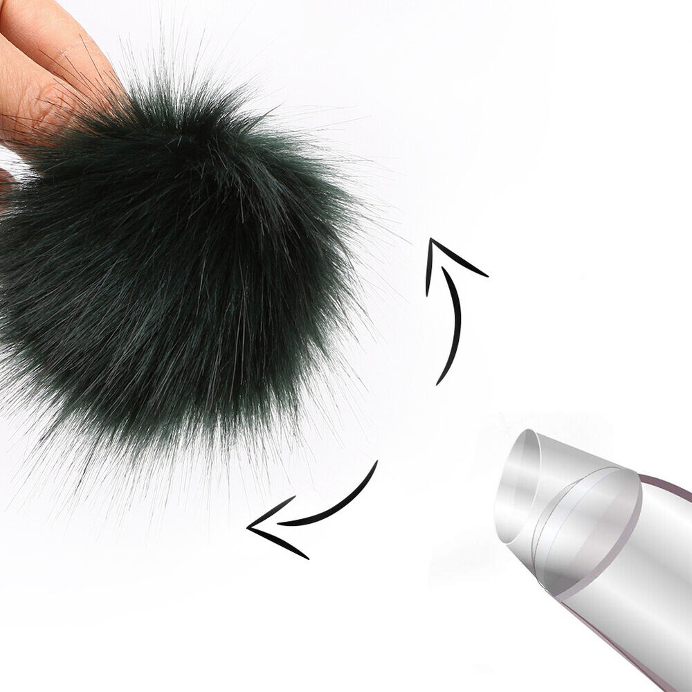 40PCS DIY Women Faux Fur Pom Poms Ball for Beanie Hats Accessories Hat Bag