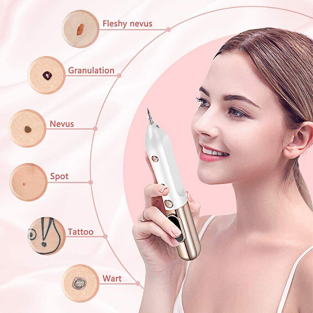 Laser Plasma Pen Freckle Remover Machine LCD Skin Mole Wart Dark Spot Removal