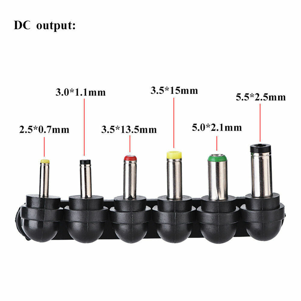 LED Power Supply Adapter 3V/4.5V/5V/6V/7.5V/9V/12V Universal AC/DC Plug-in 30W