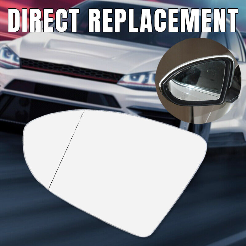 RH & LH Mirror Glass for VW GOLF MK7 MK7.5 2013-2018 With Heated Convex Base