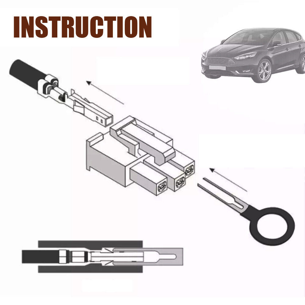 41x Vehicle Car Removal Tool Electrical Wiring Crimp Connector Pin Accessories