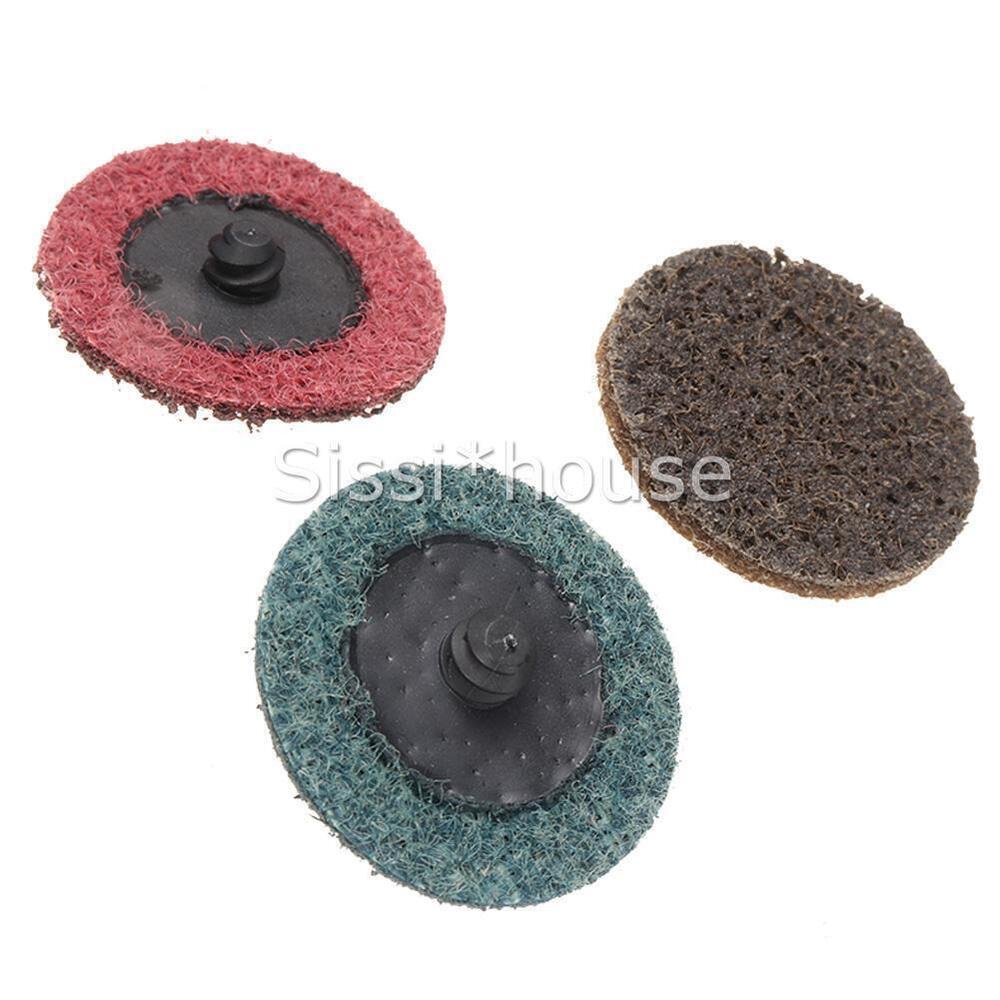 60X / SET Type R Roll Lock Quick Change Discs Die Grinder Sanding Pads 2 inch