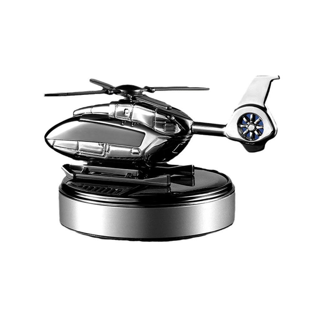 Solar Air Freshener Alloy Helicopter Air Freshener For Car And Home Fragrance