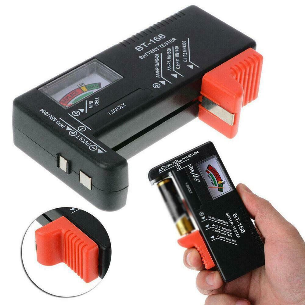 Battery Tester Checker Universal For AA AAA C D 9V Batteries Button Cell U9N6