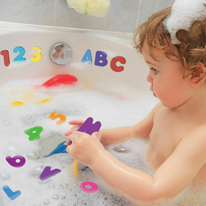 36pcs Children Education Alphabet Learning Toy Bath Tub Foam Letters Numbers Set