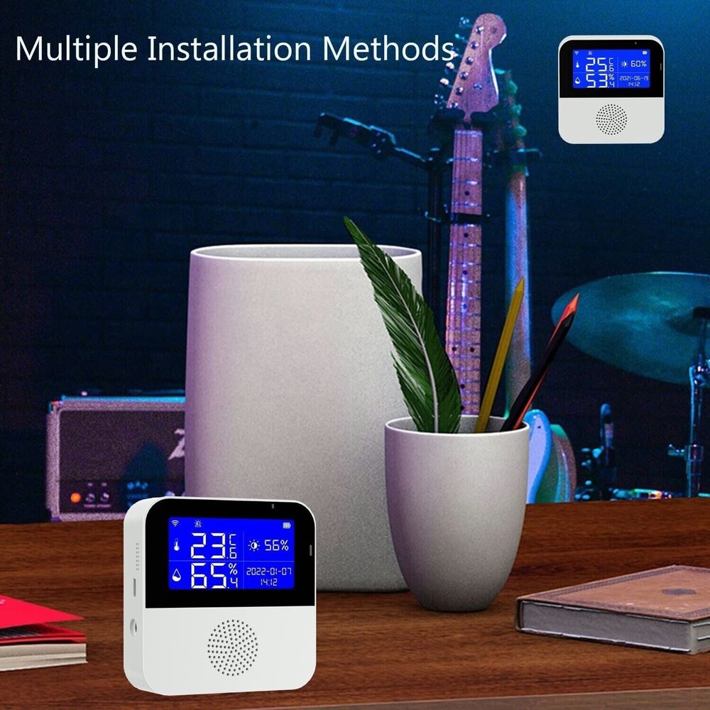 Smart WiFi Wireless Temperature Humidity Sensor Fridge Thermometer Hygrometer