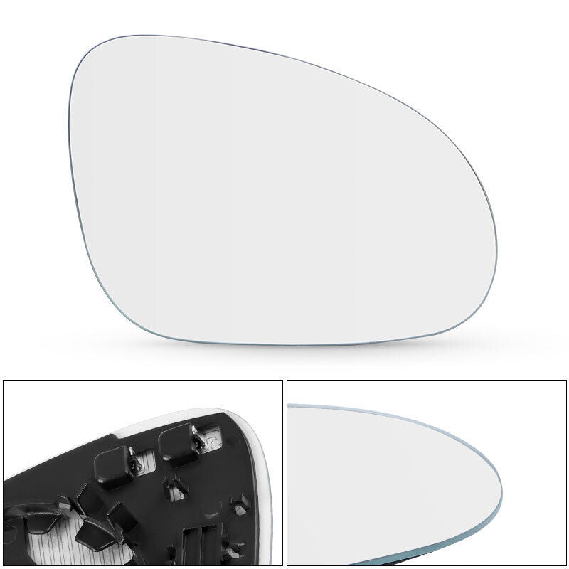 RIGHT DRIVER SIDE MIRROR GLASS FOR VW GOLF MK5 2004-2008 w/Backing Plate Heated