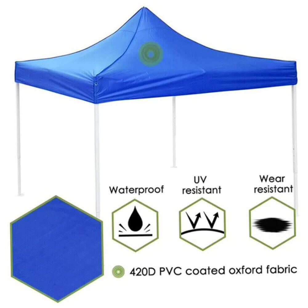 Gazebo Top Cover Waterproof Canopy Replacement Roof Garden Tent Camping Party