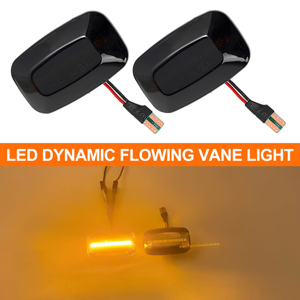 2X Dynamic LED Side Indicator Light Marker For Land Cruiser 70 80 100 Series