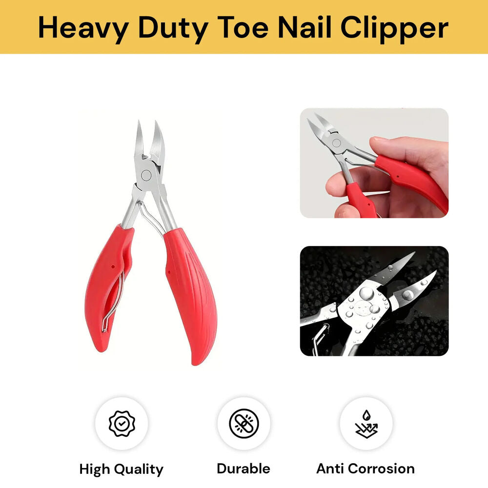 2x Toenail Clippers Large Heavy Duty Toe Nail Clippers For Thick or Ingrown Cutter