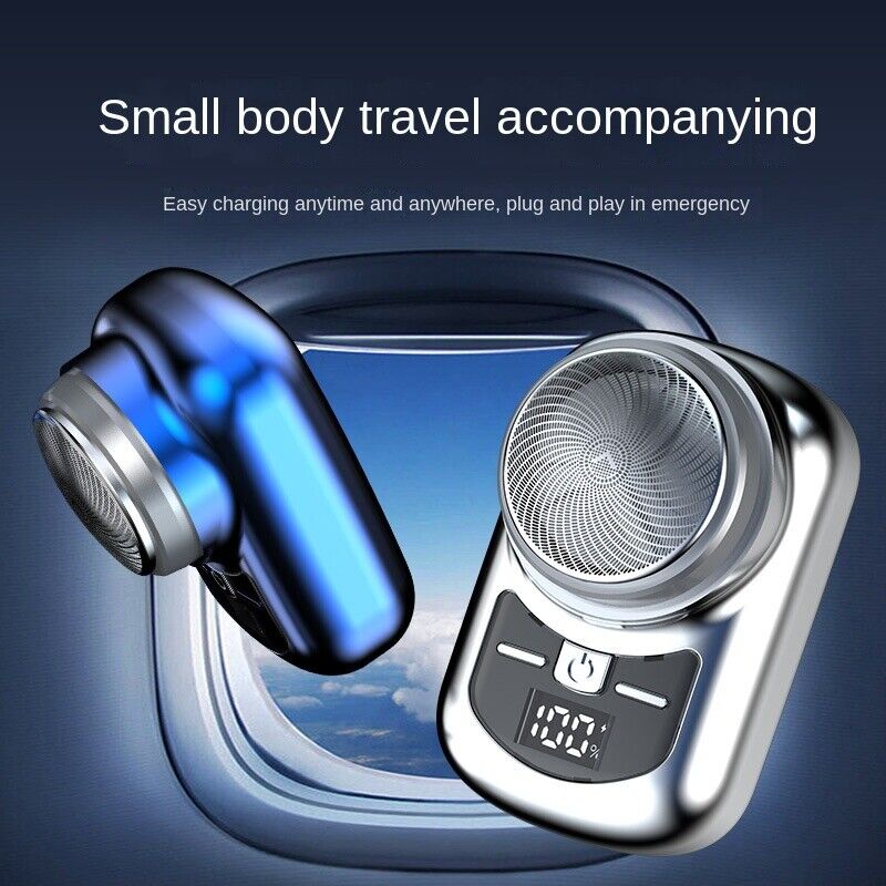 Mini Shaver USB Rechargeable Pocket Sized Portable Electric Shaver Razor Men