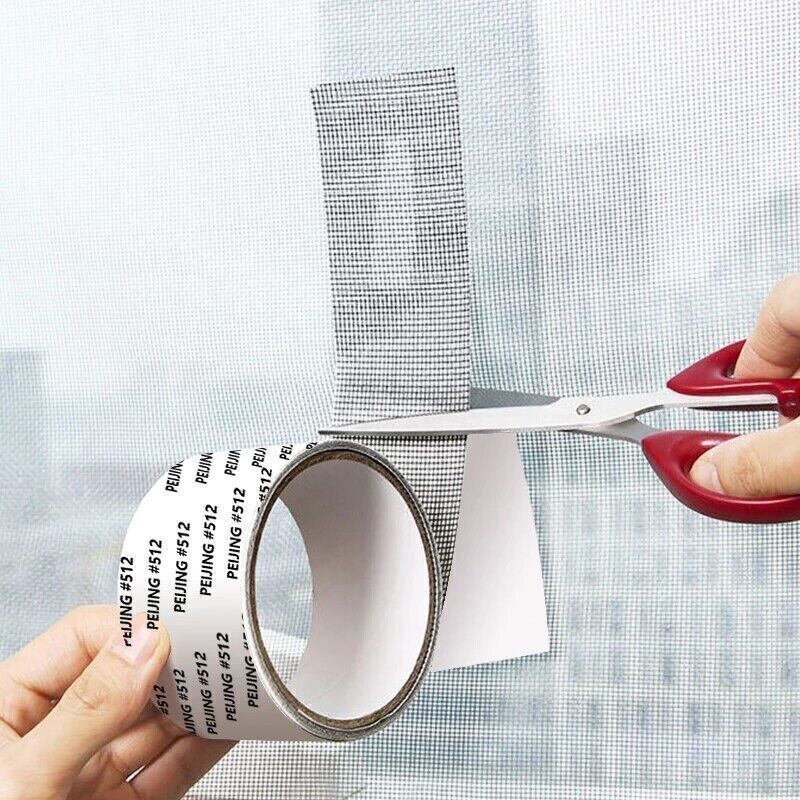 Window Door Repair Tape Fly Screen Insect Repellent Repair Tape SelfAdhesive 2M